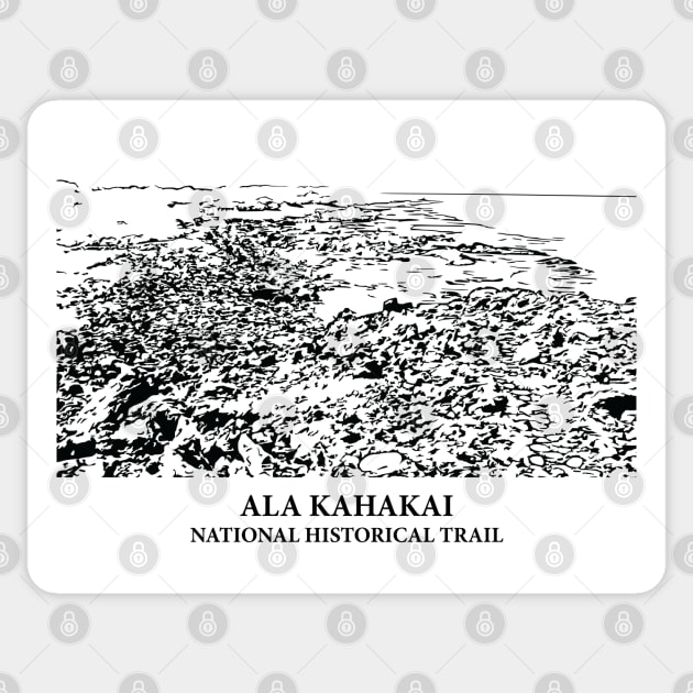 Ala Kahakai National Historic Trail Sticker by Lakeric